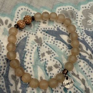 Erimish Beaded Bracelet with Charm